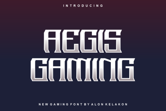 Aegis Gaming: A Modern Display Font for Editorial Impact