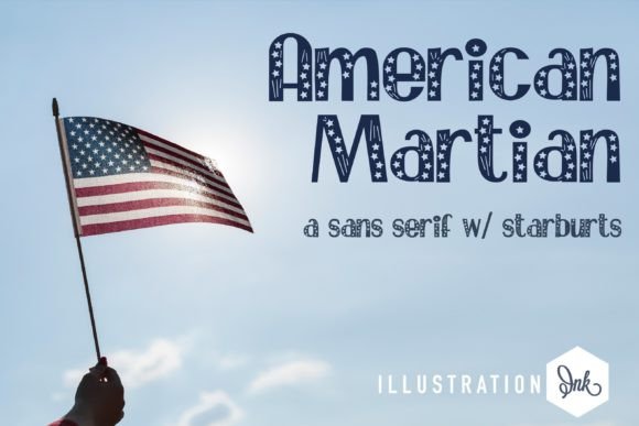 American Martian: A Bold Display Font for Web Design