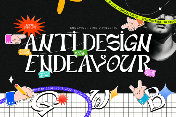 Anti Design: A Bold Display Font for Branding