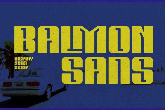 Balmon Sans: A Modern Display Typeface for Editors