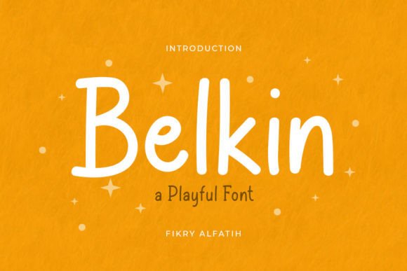 Belkin Font: A Playful Display Typeface for Brands