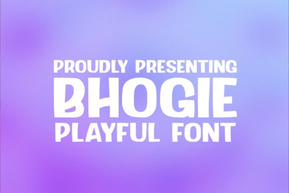 Bhogie: A Refreshing Display Font for Web Design