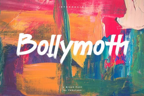 Bollymoth: A Joyful Display Font for Campaigns