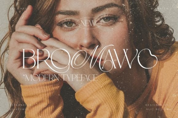 Bromawo: A Premium Display Font for Elegant Branding