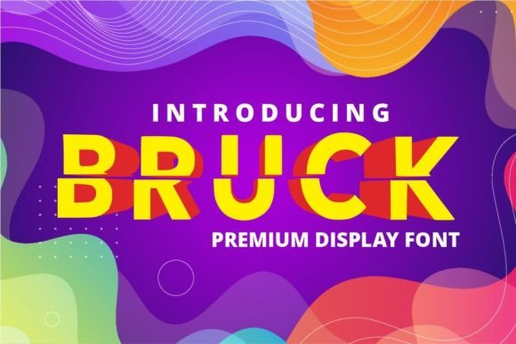 Bruck: A Bold Display Font for Modern Editorial Design