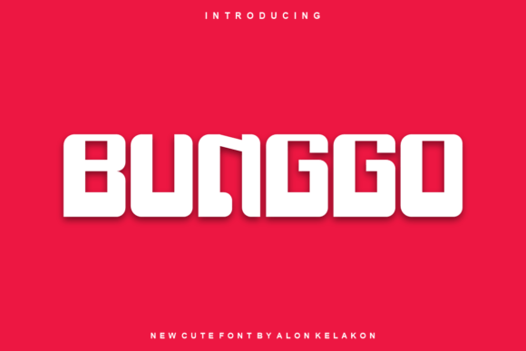 Bunggo: A Modern Display Font for Your Brand