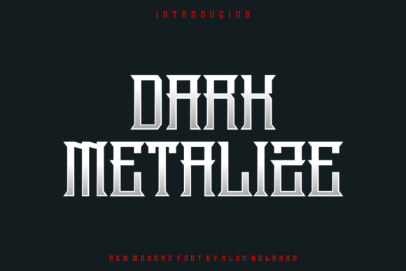 Dark Metalize: A Modern Display Font for Business