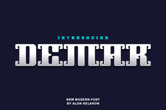 Demar: A Modern Display Font for Web Design
