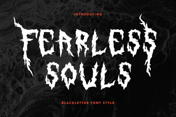 Fearless Souls: The Spooky Display Font for Campaigns