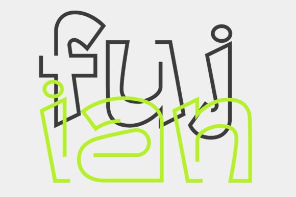 Fujian: A Fresh Display Typeface for Bold Branding