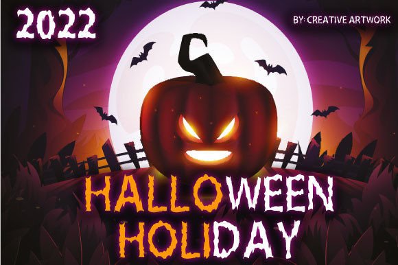 Hallo Holi: A Spooky Display Font for Editorial Design