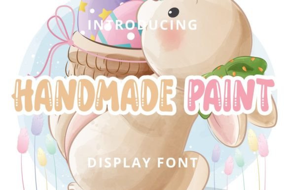 Handmade Paint: A Playful Display Font for Campaigns