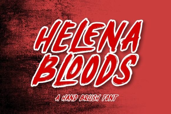 Helena Bloods: A Spooky Display Font for Business