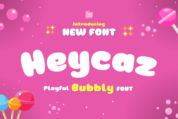 Heycaz: A Quirky Display Font for Playful Branding