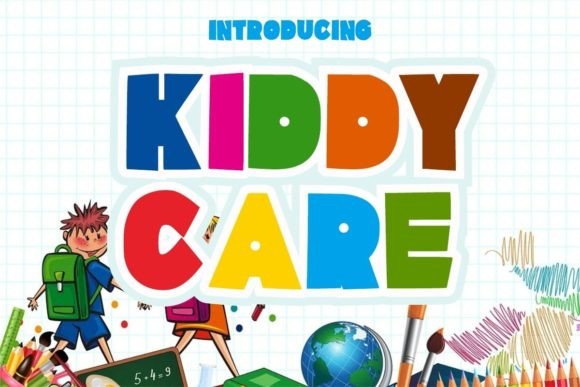 Kiddy Care: A Bold Display Font for Your Brand