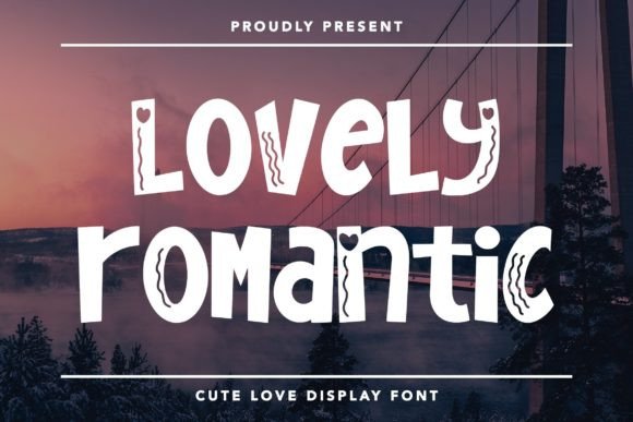 Lovely Romantic: A Charming Display Font for Crafters