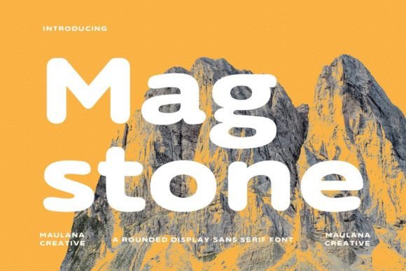 Magstone: A Modern Display Font for Web Design