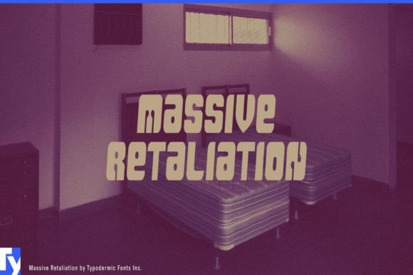 Massive Retaliation: A Bold Display Font for Editorial Impact