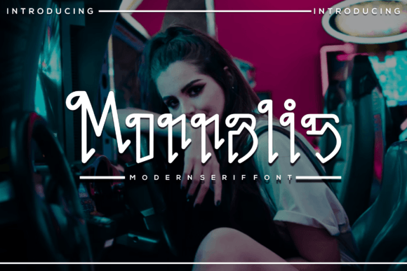 Monnalis: A Unique Serif Display Font for Makers