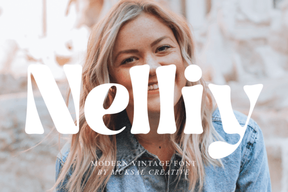 Nelliy: A Modern Vintage Font for Brand Identity