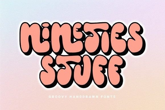 Nineties Stuff: A Groovy Display Font for Editors