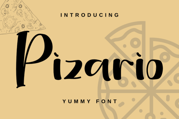 Pizario: A Playful Display Font for Makers