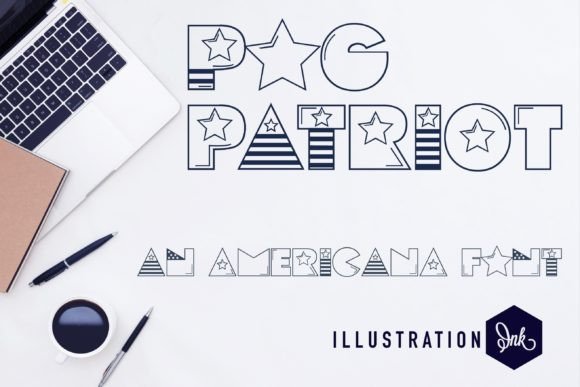 Pog Patriot: A Unique Display Font for Bold Branding