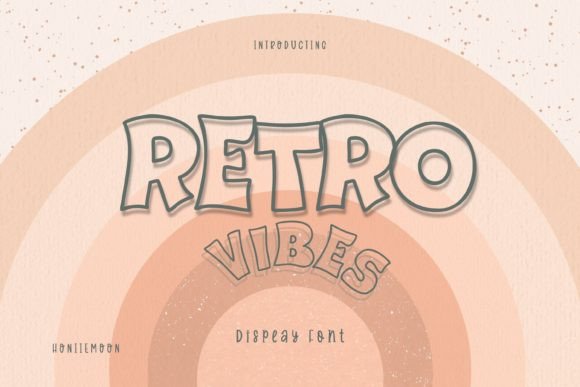 Retro Vibes: A Bold Display Font for Your Brand