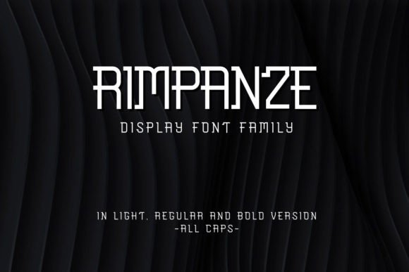 Rimpanze: A Modern Display Font for Your Brand