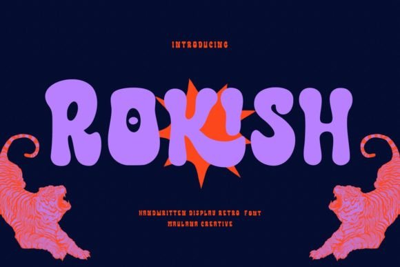 Rokish: A Groovy Display Font for Web Design