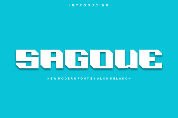 Sagove: A Modern Display Font for Editorial Design