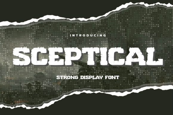 Sceptical: A Natural Display Font for Editorial Design