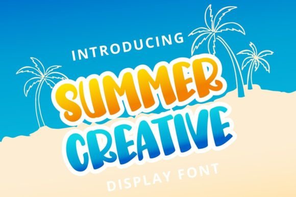 Summer Creative: A Playful Display Font for Web Design