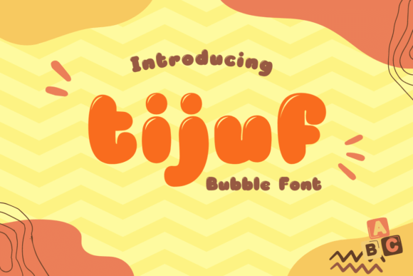Tijuf: A Playful Display Font for Editorial Design