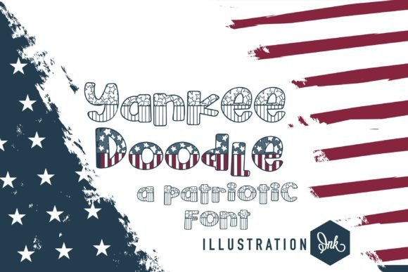 Yankee Doodle: A Patriotic Display Font for Editorial Design